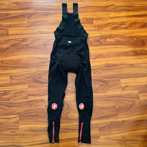 Castelli Rosso Corsa Cycling Bib Tights Mens XL Black Progetto X2 Air Chamois - Picture 6 of 12
